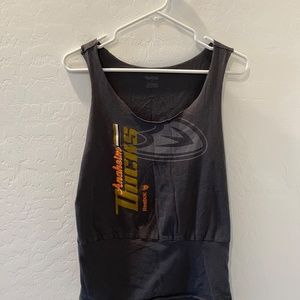 Anaheim Ducks women's Tank Size Small Gray, Yellow, Orange,White Reebok brand